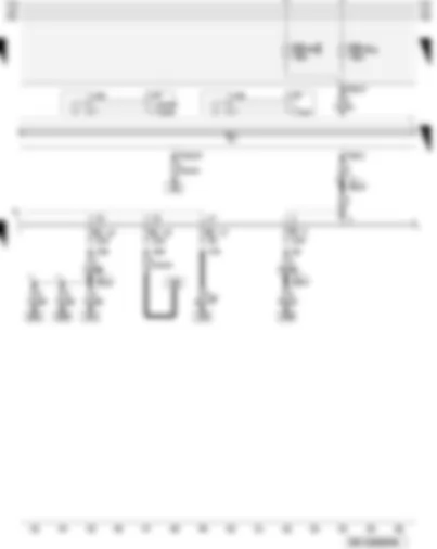 Wiring Diagram  AUDI A3 2007 - Fuses on fuse holder - terminal 15 voltage supply relay 2