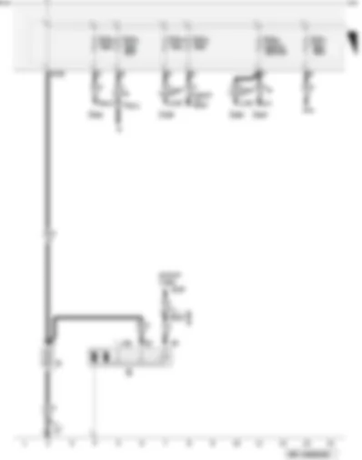 Wiring Diagram  AUDI A3 2007 - Starter - battery - fuses SA2 up to SA7