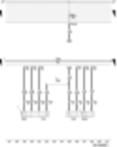 Wiring Diagram  AUDI A3 2008 - Lambda probes