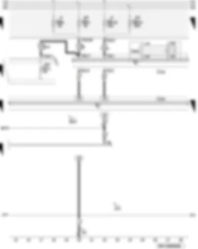 Wiring Diagram  AUDI A3 2009 - Terminal 15 voltage supply relay 2