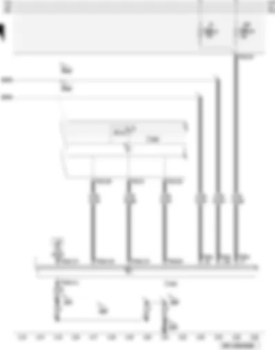 Wiring Diagram  AUDI A3 2009 - Control unit in dash panel insert - airbag warning lamp