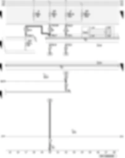 Wiring Diagram  AUDI A3 2009 - Terminal 15 voltage supply relay 2