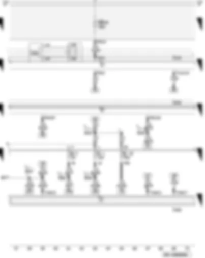 Wiring Diagram  AUDI A3 2009 - Terminal 15 voltage supply relay 2