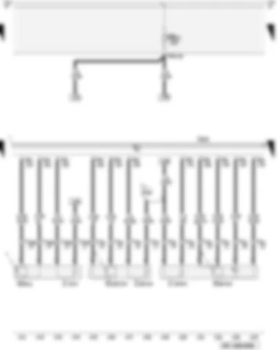 Wiring Diagram  AUDI A3 2009 - Lambda probes