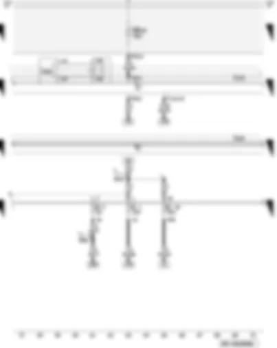 Wiring Diagram  AUDI A3 2009 - Terminal 15 voltage supply relay 2