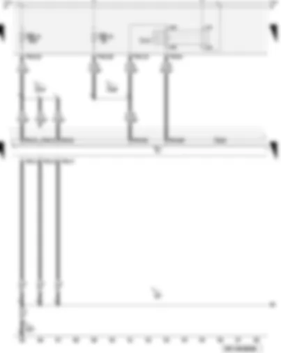 Wiring Diagram  AUDI A3 2009 - Terminal 30 voltage supply relay