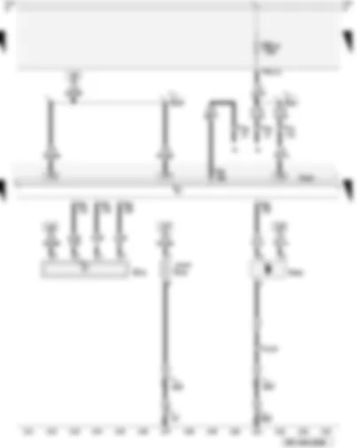 Wiring Diagram  AUDI A3 2009 - Heater element for crankcase breather - air mass meter - coolant circulation pump