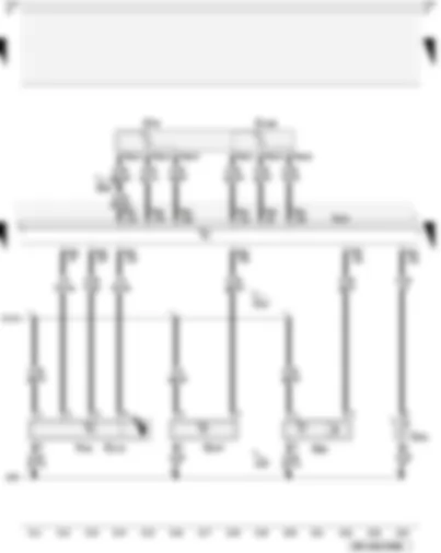 Wiring Diagram  AUDI A3 2009 - Accelerator position sender - exhaust gas recirculation potentiometer - fuel pressure sender - engine speed sender - fuel temperature sender