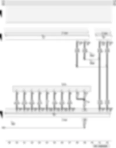 Wiring Diagram  AUDI A3 2009 - Trailer detector control unit - trailer socket