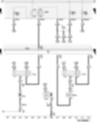 Wiring Diagram  AUDI A3 2009 - Continued coolant circulation relay - secondary air pump relay - engine component current supply relay - fuel pressure regulating valve