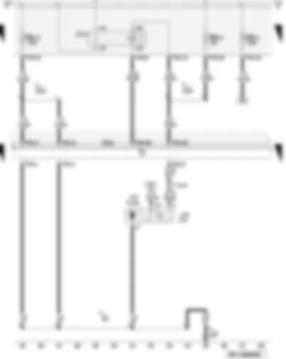 Wiring Diagram  AUDI A3 2009 - Motronic current supply relay - vacuum pump for brakes