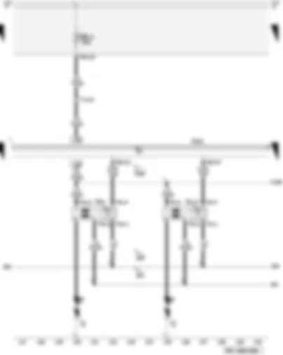 Wiring Diagram  AUDI A3 2009 - Ignition coils 1 and 2 with output stage - spark plug connector - spark plugs