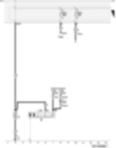Wiring Diagram  AUDI A3 2009 - Starter - battery - fuses SA2 - SA3