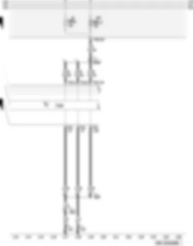 Wiring Diagram  AUDI A3 2009 - Control unit in dash panel insert