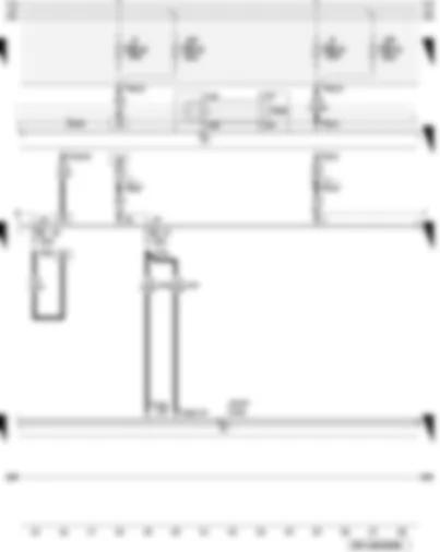 Wiring Diagram  AUDI A3 2009 - Fuses on fuse holder - terminal 15 voltage supply relay 2