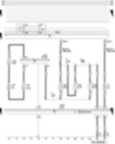 Wiring Diagram  AUDI A3 2009 - Heated rear window relay - heated rear window