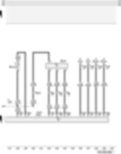 Wiring Diagram  AUDI A3 2009 - Sunlight penetration photosensor - right vent temperature sender - front seat temperature sender