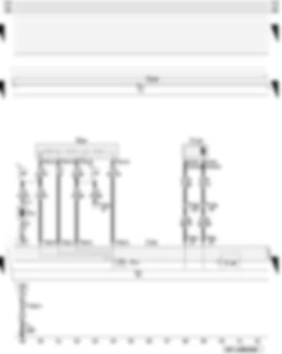 Wiring Diagram  AUDI A3 2009 - Fresh air blower - fresh air/recirculated air flap control motor