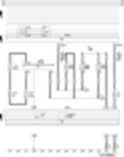 Wiring Diagram  AUDI A3 2009 - Heated rear window relay - heated rear window