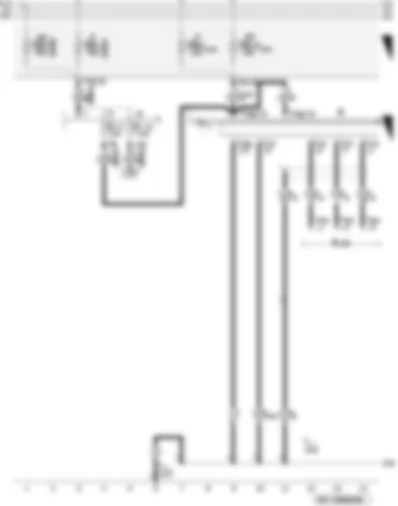Wiring Diagram  AUDI A3 2009 - Fuses on fuse holder