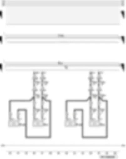 Wiring Diagram  AUDI A3 2013 - Rear loudspeaker with Bose sound system