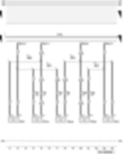 Wiring Diagram  AUDI A3 2012 - Front loudspeaker with amplifier