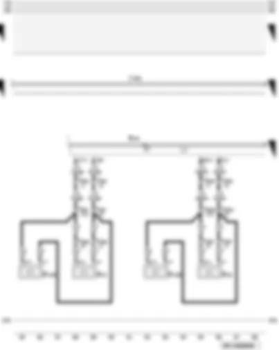 Wiring Diagram  AUDI A3 2011 - Amplifier with bass loudspeaker - on left in luggage compartment - rear loudspeaker