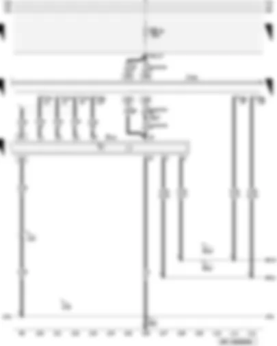 Wiring Diagram  AUDI A3 2012 - Amplifier with bass loudspeaker - on left in luggage compartment