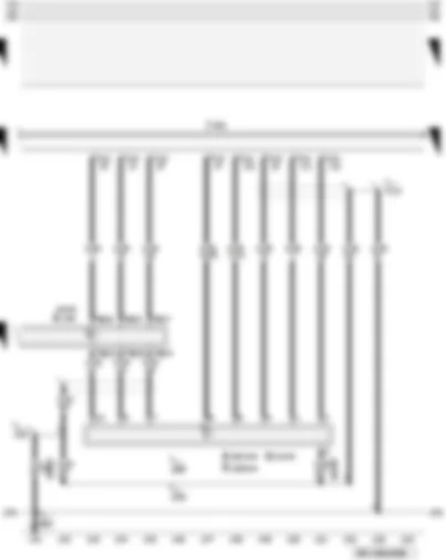 Wiring Diagram  AUDI A3 2011 - CD changer - iPod holder - USB connection retainer with satellite radio only