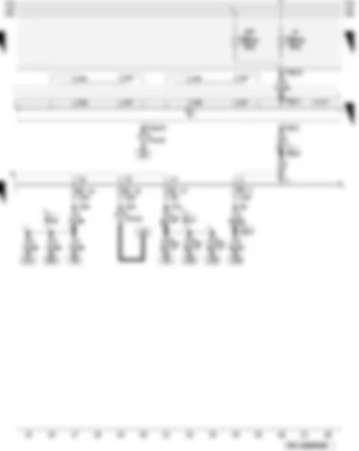 Wiring Diagram  AUDI A3 2009 - Fuses on fuse holder - terminal 15 voltage supply relay 2