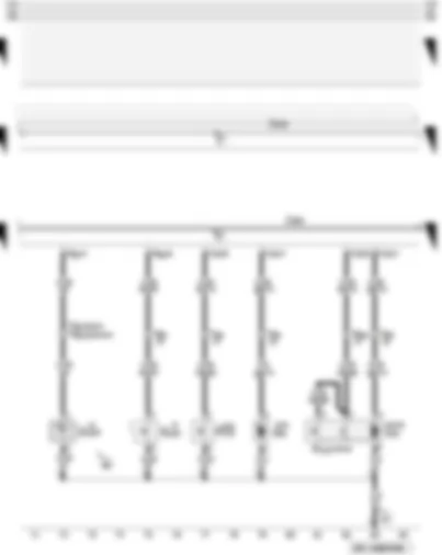 Wiring Diagram  AUDI A3 2009 - Rear lid central locking motor - glass breakage sensor for rear window - rear lid handle release button