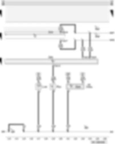 Wiring Diagram  AUDI A3 2009 - Centre console storage compartment illumination - parking brake contact switch - anti-theft and tilt system control unit