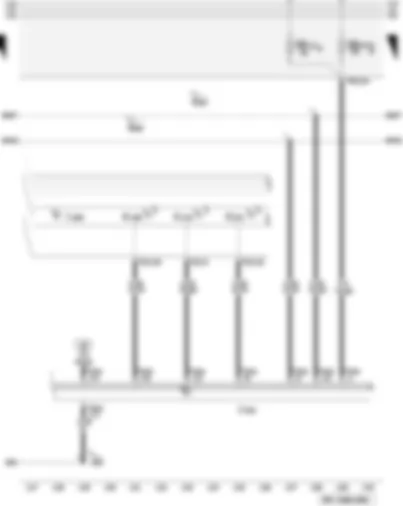 Wiring Diagram  AUDI A3 2009 - Control unit in dash panel insert - data bus diagnostic interface