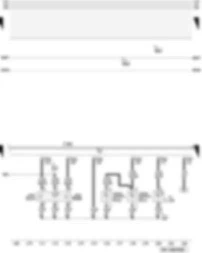 Wiring Diagram  AUDI A3 2009 - Rear lid remote release button - fuel tank flap release button - driver door opener illumination - driver side door warning lamp - front left entry light