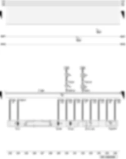 Wiring Diagram  AUDI A3 2009 - Driver side exterior mirror