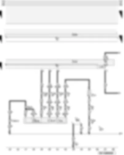 Wiring Diagram  AUDI A3 2009 - Heated rear left seat control unit - rear left seat temperature sensor - heated bench seat cushion for rear left seat - hated backrest for rear left seat