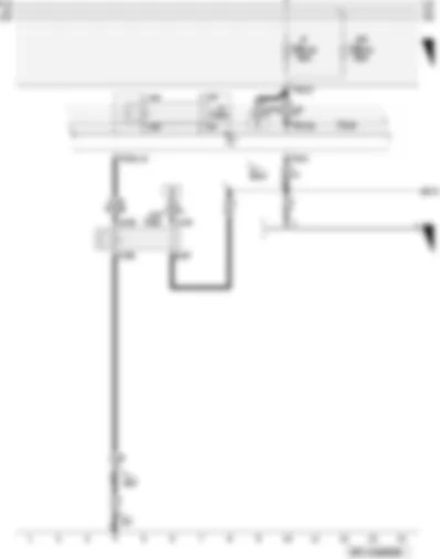 Wiring Diagram  AUDI A3 2012 - Terminal 15 voltage supply relay 2 - fuses on fuse holder