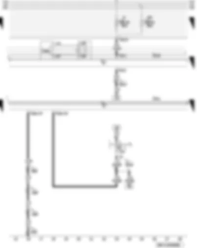 Wiring Diagram  AUDI A3 2009 - Terminal 15 voltage supply relay 2 - fuses on fuse holder