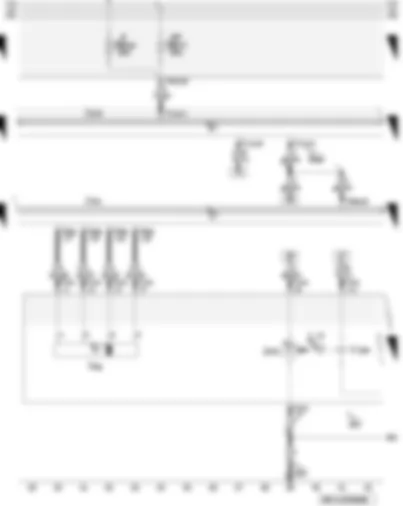 Wiring Diagram  AUDI A3 2009 - Left gas discharge bulb - left headlight range control motor - left dip beam screen