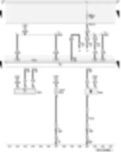 Wiring Diagram  AUDI A3 2009 - Heater element for crankcase breather - air mass meter - coolant circulation pump