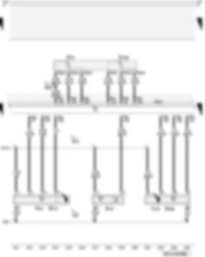 Wiring Diagram  AUDI A3 2009 - Accelerator position sender - exhaust gas recirculation potentiometer - Hall sender - intake manifold flap potentiometer - intake manifold flap motor