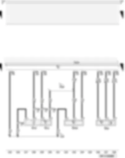 Wiring Diagram  AUDI A3 2009 - Charge air pressure sender - engine speed sender - intake air temperature sender - exhaust gas pressure sensor 1