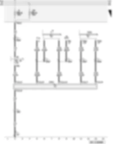 Wiring Diagram  AUDI A3 2012 - Fuses on fuse holder - interface for special functions
