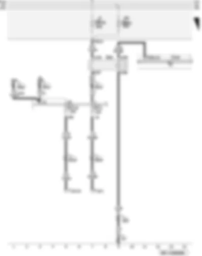 Wiring Diagram  AUDI A3 2012 - Diagnostic connector - terminal 15 voltage supply relay 2 - fuses