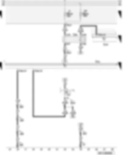 Wiring Diagram  AUDI A3 2011 - Terminal 15 voltage supply relay 2 - fuses on fuse holder