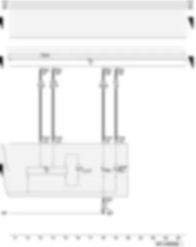 Wiring Diagram  AUDI A3 2013 - Right LED module for daytime running light and side light - front right turn signal