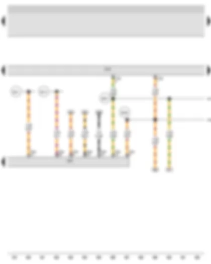 Wiring Diagram  AUDI A3 2009 - Onboard supply control unit - Data bus diagnostic interface