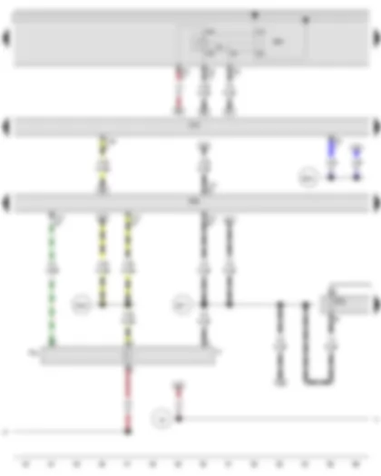 Wiring Diagram  AUDI A3 2009 - Brake pedal switch - Onboard supply control unit - Engine control unit