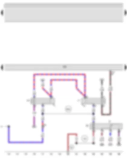 Wiring Diagram  AUDI A3 2009 - Fuel system pressurisation pump - Fuel pump relay - Electric fuel pump 2 relay - Engine control unit
