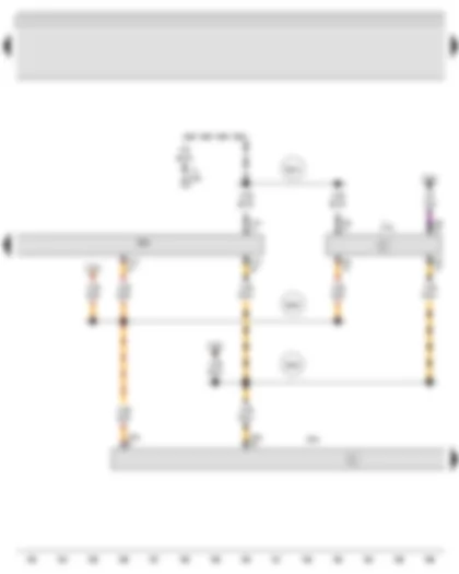 Wiring Diagram  AUDI A3 2009 - Data bus diagnostic interface - Engine control unit - Mechatronic unit for dual clutch gearbox